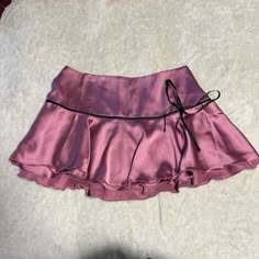 Never Worn Long Pink Skirt, Silk Mini Skirt, Blue Skirts, Purple Skirt, Kimchi Blue, Pink Skirt, Dream Clothes, Kimchi, Mini Skirt