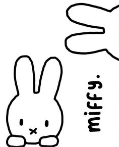 a black and white drawing of a rabbit next to a sign that says wifi's