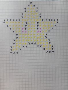 a cross stitch pattern with yellow, pink, and blue butterflies on the bottom half