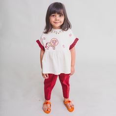 Kids Indian Wear, Gond Art, Diwali Dresses, Mom Daughter Outfits, Maroon Pants, Baby Dress Patterns