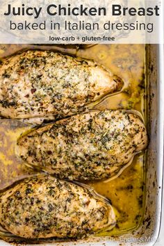 Italian Dressing Chicken (easy recipe!) - The Endless Meal® Italian Dressing Marinated Chicken, Chicken Breast Italian Dressing, Italian Marinated Chicken, Italian Chicken Breast, Italian Salad Dressing Homemade, Italian Dressing Chicken, Chicken Italian, Panini Recipes Chicken, Homemade Italian Seasoning