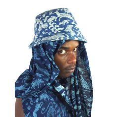 Indigo Hilltribe Bucket Hat Head Circumference : approx. 22 1/2" Hand crafted in Thailand 100% Cotton Traditional Japanese Vintage Fabric refreshed into contemporary tailored styles. Traditional Fitted Blue Hat, Adjustable Headwrap For Beach In Summer, Adjustable Summer Beach Headwrap, Adjustable Beach Headwrap For Summer, Adjustable Headwrap For Summer Beach, Blue Bucket Hat With Curved Brim For Festivals, Blue Curved Brim Bucket Hat For Festival, Blue Brimmed Bucket Hat For Festival, Blue Bucket Hat For Festival