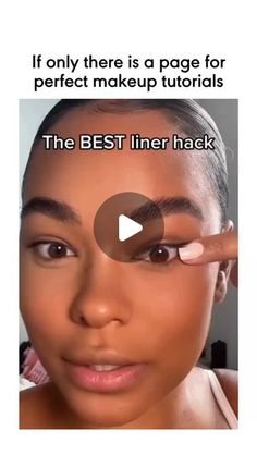 Eye Lining For Beginners, Perfect Makeup Tutorial, Eye Lining, Best Eyeliner, Eye Liner Tricks, Makeup Tricks, Beauty Sleep, Eyeliner Tutorial, Perfect Makeup