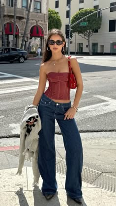 helena ricci. Going Out Bday Outfit, Going Out Outfits Night Jeans, Statement Jeans Outfit, Going Out Outfit With Jeans, Nyfw Outfit Inspiration, Going Out Clothes Night, Italy Dinner Outfit, Cool Girl Going Out Outfit, Summer Going Out Outfit Night Casual