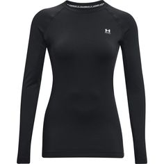 Under Armour Authentics Crew Top Women's Long Sleeve Gym Tops, Review Clothing, Base Layer Women, Armour Women, Sport Outfit Woman, Gym Tops, Thermal Long Sleeve, Pull Sweat, Running Tops