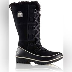 Cozy Sorel Tivoli Ii Winter Boot. All Black With White Rubber Trim. Women’s Size 7. New Without Tags Winter Is Coming Snow Queens Sorel Tivoli, Sorel Snow Boots, Fishing Boots, Black Snow Boots, Knee High Boots Flat, Sorel Winter Boots, Waterproof Leather Boots, Waterproof Snow Boots, Sorel Boots