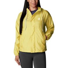 This versatile and lightweight Flash Challenger full-zip windbreaker by Columbia is the perfect display of your club spirit. A timeless design with understated yet classic Nashville SC graphics and details make this layer great for multiple occasions. Innovative features like Omni-Wick and Omni-Shade technology, UPF sun protection and a resistant shell combine for optimal function. Omni-Shade technology blocks UVA and UVB rays Full Zip Hooded Long sleeve Machine wash, tumble dry low Two front zi Solid Weatherproof Windbreaker For Sports, Solid Spring Windbreaker For Hiking, Weatherproof Windbreaker For Sports, Fall Windbreaker With Moisture-wicking, Moisture-wicking Solid Color Windbreaker For Fall, Spring Windbreaker For Hiking, Spring Sports Outerwear, Waterproof, Spring Sports Outerwear Waterproof, Spring Waterproof Sports Outerwear