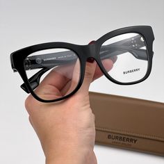 Burberry Be2388 3001 Eyeglasses Black Square Women Be 2388 Brand: Burberry Model Number: Be2388 / Be 2388 Color Code: 3001 Gender: Women Frame Shape: Square Frame Color: Black Frame Material: Acetate Frame Type: Full Rim Lens Color: Demo Size: 52x18x140 Brand New And 100% Authentic! Made In Italy. Full Retail Burberry Set Includes: 1. Glasses 2. Case 3. Cleaning Cloth With Brand Logo 4. Manufacturer Care Instructions 5. Burberry Branded Box Same/Next Day Shipping! Burberry Glasses Women, Glasses For Oval Faces, Black Eyeglasses Frames, Gold Foil Logo, Burberry Models, Burberry Classic, Burberry Glasses, Burberry Sunglasses, Burberry Accessories