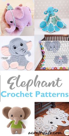 crochet elephant patterns for baby blankets and afghans