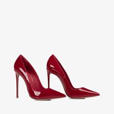 Red patent leather pump - Le Silla Luxury Pointed Heels With 4-inch Heel, Luxury Pointed Heels For Party, Red Pumps Heels, Icon Shoes, Tshirt Quilt, Black Patent Leather Pumps, Pump Heels, Red High Heels, Red Pumps