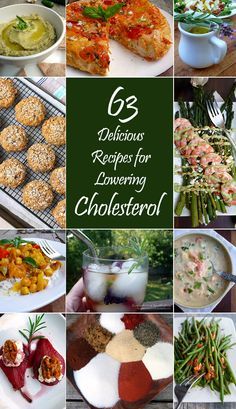 Cholesterol Meals, Lowering Cholesterol, Cholesterol Recipes