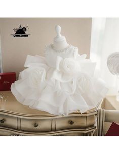 High-end Puffy Princess Ivory Flower Girl Dress Baby Girls Pageant Gown Girls Pageant Gowns, Birthday Princess Dress, Baby Baptism Dress, Baptism Dress Baby Girl, Baby Girl Princess Dresses, Satin Flower Girl Dress, Pageant Gown, Princess Flower Girl Dresses, Ivory Flower Girl