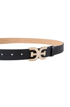 Glossy imitation pearls detail the logo-shaped buckle on a sleek leather belt that will complement your polished style. 1 1/4" belt width Leather/synthetic/imitation pearl Imported Pearl Logo, Polished Style, Black Belt, Sam Edelman, Leather Belt, Nordstrom, Buckle, Sleek, ? Logo