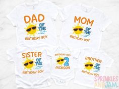 Matching Birthday Shirts Are Awesome!! Mom, Dad, Grandparent, or other family members want to match? No Problem! Grab a coordinating family party shirt for the big day! All Adult Raglans & Tees are Unisex - Please check our size chart to ensure a good fit. SHIPPING Please be sure to check the shipping times or contact us 1st if you need your item by a certain date. Add Your Personalization on the product page in the personalization box or at checkout REFUNDS & EXCHANGES On personalized, customiz Matching Birthday Shirts, Matching Family Shirt, Awesome Mom, Family Birthday Shirts, Summer Pool Party, Beach Birthday, Family Shirts Matching, Family Birthday, Family Party