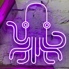 Octopus Neon Sign Ambiguous Quotes, Effect Video, Commercial Signs, Business Signage, Event Exhibition, Gaming Room, Custom Neon, Custom Neon Signs, Neon Color