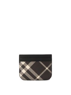 Vintage-Check Printed Curved Corners Cardholder from Burberry Burberry Shoulder Bag, Burberry Vintage, نظارات شمسية, Classic Trench Coat, Check Fabric, Burberry Women, Painting Edges, Burberry Bag, Look Chic