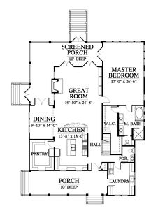 the first floor plan for this house