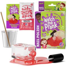 PRICES MAY VARY. 💅 Realistic Nail Polish Mishap: Elevate your prank game with our nail polish prank kit, meticulously designed to look like a genuine nail polish spill. Whether on laptops, cherished books, or office desks, this prank induces gasps of surprise every time. Wait for it... and enjoy the ensuing reactions that are truly priceless. 🔢 Easy Step-by-Step DIY Prank Mastery: Delve into the captivating world of DIY pranks and jokes with this kit. Clear instructions ease you into each step Diy Pranks, Practical Jokes Pranks, Nail Polish Spill, Grandkid Gifts, Prank Gift Boxes, Funny Joke Gifts, Pranks For Kids, Joke Gifts, Prank Toys