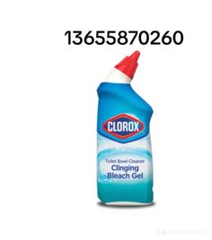 a bottle of clorox cleaning bleach gel with the words below it