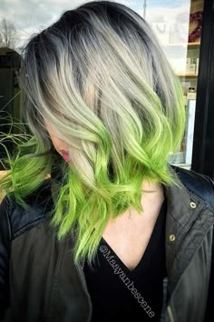 Green Hairstyles, Ocean Hair, Blue Ombre Hair, Dip Dye Hair, Natural Hairstyle, Hair Shine, Colorful Hair, Hair Envy