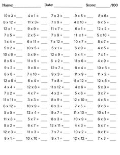 printable worksheet to help students learn how to use the numbers for math practice