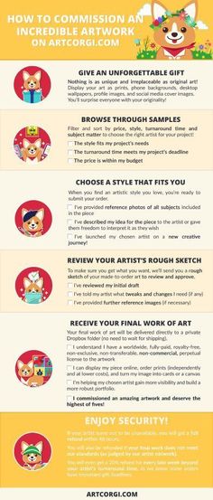 an info sheet describing how to use the art school for kids's art classes