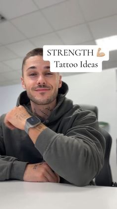 "Strength Tattoo Ideas - Discover viral-worthy ink inspirations symbolizing resilience and inner strength. Pinterest's top picks for empowering strength tattoos to inspire and uplift!" Tattoo Strength Men, Tattoo Ideas Minimalist Men, Resilience Tattoo Men, Tattoo Designs Men Minimalist, Minimalist Tattoos Men, Minimalist Tattoo For Men, Mentality Tattoo, Men’s Minimalist Tattoo, Tattoo Ideas Strength