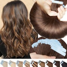 ad eBay - THICK 100G Tape In Glue REAL 100% Human Remy Hair Extensions FULL HEAD/16" 22" - Buy Now, click the link (eBay) One Piece Hair, Remy Hair Extensions, Tape In Hair Extensions, Styling Products, Wigs Hair Extensions, Remy Hair, Hair Pieces, Beauty Health, Hair Extensions