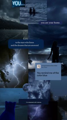 a collage of photos with the caption you are your home and the storm is coming