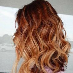 Red And Blonde Hair, Red And Blonde, Chocolate Brown Hair Color, Perfect Hair Color, Brunette Balayage Hair, Hair Balayage, Trendy Hair Color, Balayage Brunette, Brown Blonde Hair