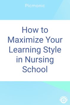 Ready to ace nursing school? Discover how to maximize your unique learning style with our latest blog! Whether you're a visual learner, an auditory enthusiast, or prefer hands-on experience, we've got you covered. Click the link and start your journey to success today! 🎓 #nursing #nursingschool #nursingstudent #learning #learningstyle #healthcare #healthcarestudent #blog #picmonic Visual Learner, Auditory Learners, Types Of Learners, Psychiatric Nursing