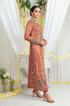 Guzel | Pakistani Designer Outfit | Sarosh Salman Long Kurti Patterns, Dabka Work, Net Shirt, Kameez Designs, Silk Pant, Designer Outfit, Eid Outfit, Beautiful Pakistani Dresses, Over Shirt