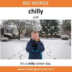 Chilly is an adjective meaning "cold". The noun is "chill".