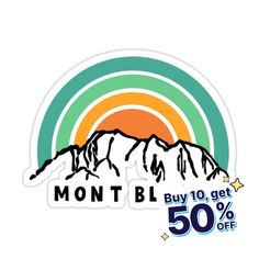 Decorate laptops, Hydro Flasks, cars and more with removable kiss-cut, vinyl decal stickers. Glossy, matte, and transparent options in various sizes. Super durable and water-resistant. The retro design with sunset for all peaks and TMB finishers, mountaineers and hikers. Makes a great gift or souvenir. Mountain Stickers Printable, Switzerland Sticker, Mountain Stickers, Mountains Sticker, France Italy, Retro Design, Trekking, Decorate Laptops, Kiss Cut