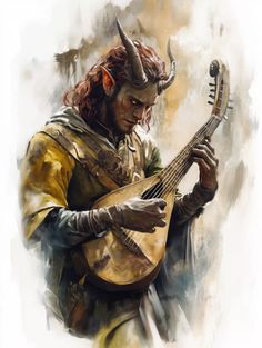 College Of Spirits Bard, Pirate Bard, Bard Character Art, Dnd Characters Male, Bard Oc, Character Showcase, Bard Dnd, Dnd Character Art, Dnd Tiefling