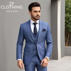 Light Blue, Slim Fit