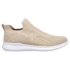 Great for year round travel, this slip on is a must with variable stretch knit upper. $84.95 Sporty Beige Slip-ons, Beige Sporty Slip-on Sneakers With Cushioned Footbed, Beige Slip-on Sneakers For Light Sports, Sporty Beige Slip-on Walking Shoes, Beige Slip-on Sneakers For Sports, Beige Slip-on Sneakers For Casual Wear, Beige Sneakers, Shoe Store, On Shoes