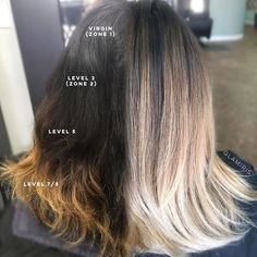 Hairstylist Inspiration, Color Correction Hair, Hair Education, Silver Blonde Hair, Icy Blonde Hair, Hair Color Formulas, Ash Blonde Hair, Brown Hair Balayage, Hair Color Techniques