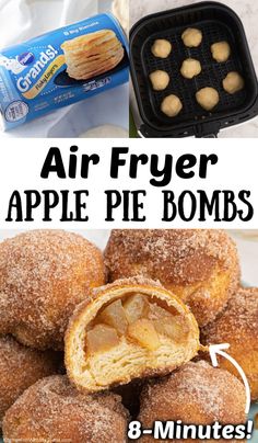 Air Fryer Apple Pie, Airfryer Recept, Air Fryer Recipes Snacks, The Best Air Fryer, Apple Pie Bites, Best Air Fryer