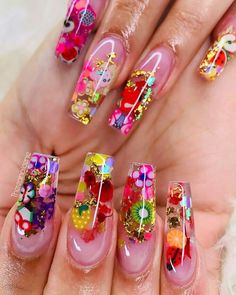 Bright Summer Acrylic Nails, Wish Granted, Beautiful Chaos, Dream Studio, Summer Acrylic Nails, Halloween Nail Designs, Rainbow Nails, Beautiful Nail Designs