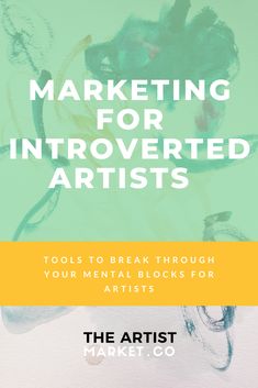 the front cover of an article about marketing for uncovered artists, with text overlaying it