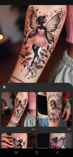 Fairy Sleeve Tattoo, Girly Aesthetics, Beach Breakfast, Nature Nails, Breakfast Birthday, Beautiful Tattoos For Women, Fairy Tattoo Designs