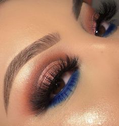 Vsco Makeup, Eye Aesthetic, Eyeshadow Designs, Palette Blue, Pretty Eyeshadow, Rose Gold Makeup, Natural Eyeshadow