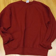 Nwot Size Large Smoke Free Oversized Red Cotton Sweater, Red Oversized Cotton Sweater, Red T-shirt For Fall Loungewear, Red T-shirt For Loungewear In Fall, Oversized Red Sweatshirt For Fall, Red Oversized Sweatshirt For Fall, Red Oversized Sweatshirt For Loungewear, Red Oversized Long Sleeve T-shirt, Camo Sweatshirt