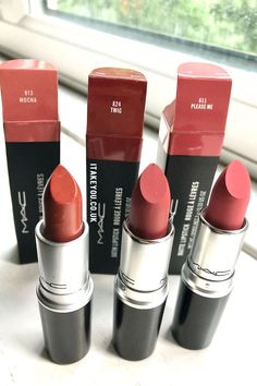 Please Me Mac Lipstick, Mac Touch Lipstick, Creme Cup Mac Lipstick, Creme Cup Mac, Matte Mac Lipstick, Mac Please Me