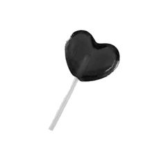 a heart shaped lollipop on a stick