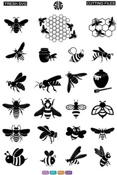 Bumble Bee Bundle SVG Instant Download - JPG - DXF - PDF - PNG - Ai - EPS | honey bee clipart today! We have a huge range of SVGs products available. Bumble Bee bundle SVG, Cricut Designs, Silhouette Design instant DIGITAL DOWNLOAD file to be cut out with an Silhouette or other electronic cutting machine that accepts one of the following file formats: svg jpeg pdf png eps dxf

This listing is for a digital file ONLY. Not for a physical product. Once you will complete purchase, files are ready to Bumble Bee Clipart, Bumble Bee Svg, Bees Pattern, Bee Silhouette, Bee Svg, Bee Clipart