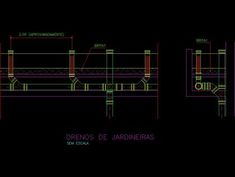 an architectural drawing shows the details of a building's structural design and construction drawings