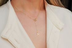 Tiny Star and Tiny Initials Necklaces Gold Star Letter - Etsy Армения Initials Necklaces, Gold Initial Necklace, Gold Letter Necklace, Cary Nc, Necklaces Gold, Tiny Star, Initial Necklace Gold, Etsy Personalized Gifts, Gold Initial