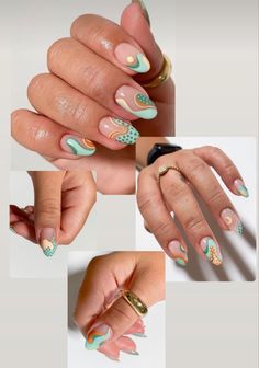 How To Shape Nails, Cute And Easy Nails, Summer Nails 2023 Color Trends, Nails 2023 Color Trends, 2023 Color Trends, Summer Nails 2023, Nails Art Designs, Shape Nails, Magic Nails